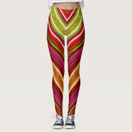 Fractalius Chevron i balar Leggings