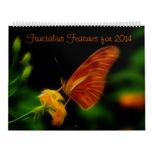 Fractalius-funktioner för 2014 kalender