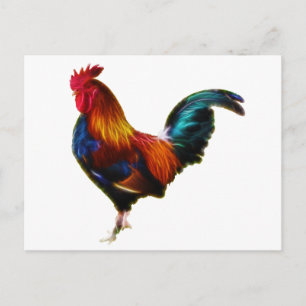 Fractalius Leghorn Tupp Vykort