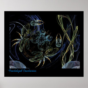 Fractalized skaldjur poster
