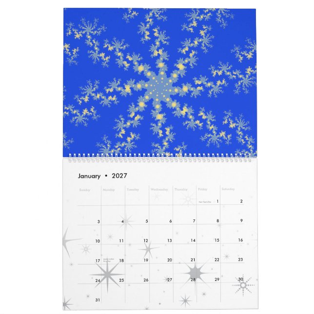 Fractalkalender 2010 2 kalender (Jan 2027)