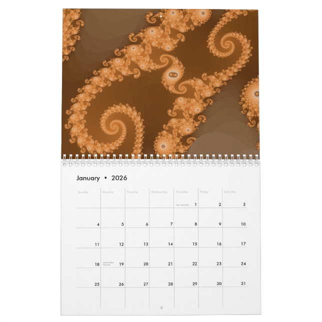 Fractalkalender 2011 kalender (Jan 2026)