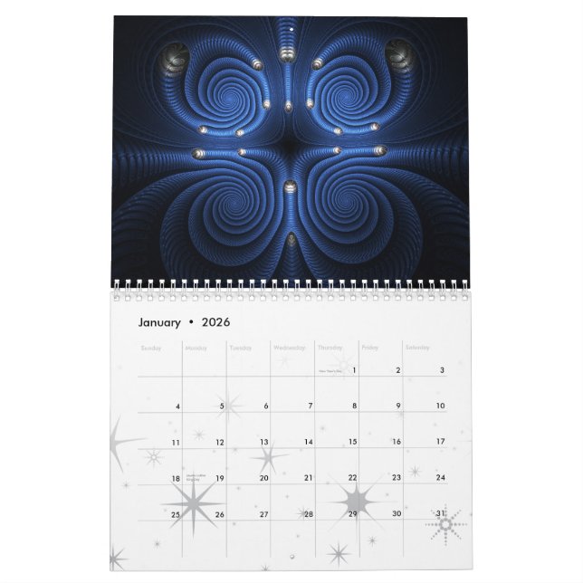 Fractalkalender 2011 kalender (Jan 2026)