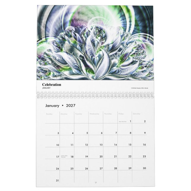 Fractalkalender V Kalender (Jan 2027)
