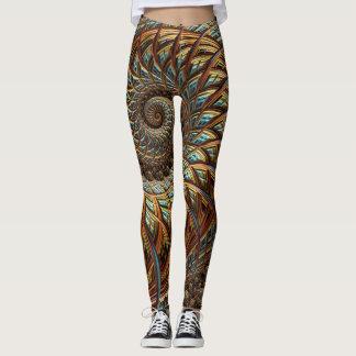 Fractalkonst 46-47 avbildar alternativ leggings