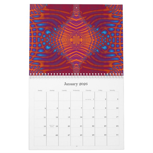 Fractalkonstkalender 2015 C Kalender (Jan 2026)
