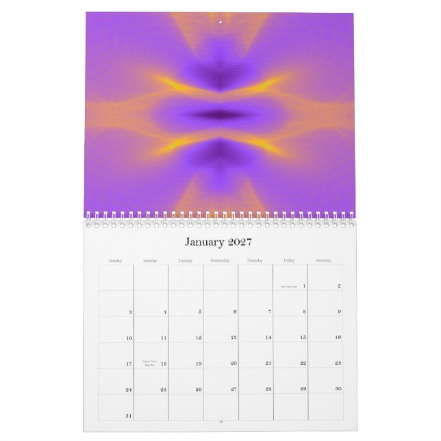 Fractalkonstkalender 2015 D Kalender (Jan 2027)