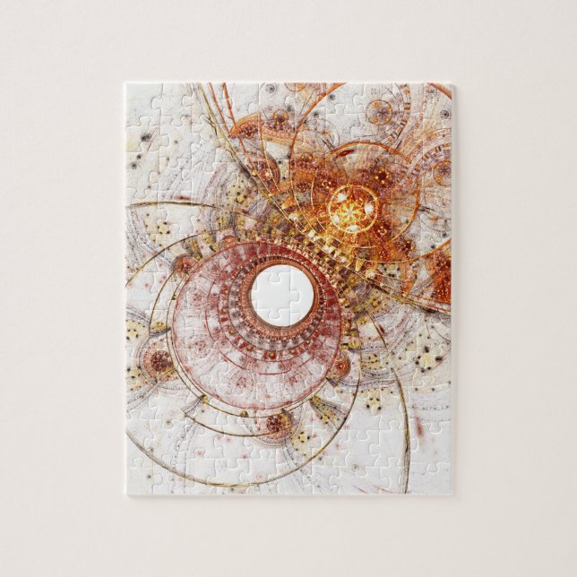 Fractalkonstpussel: Brännhet temperament Pussel (Vertikal)