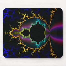 FractalMandelbrot elektrisk natt Mousepad Musmatta