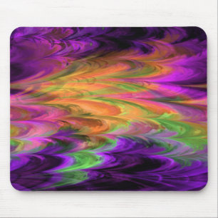Fractalmarmorregnbåge Mousepad Musmatta