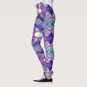 fractalmönster leggings