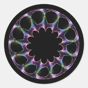 Fractalring - solstoppare runt klistermärke