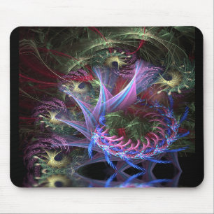 Fractalrosett band Mousepad Musmatta