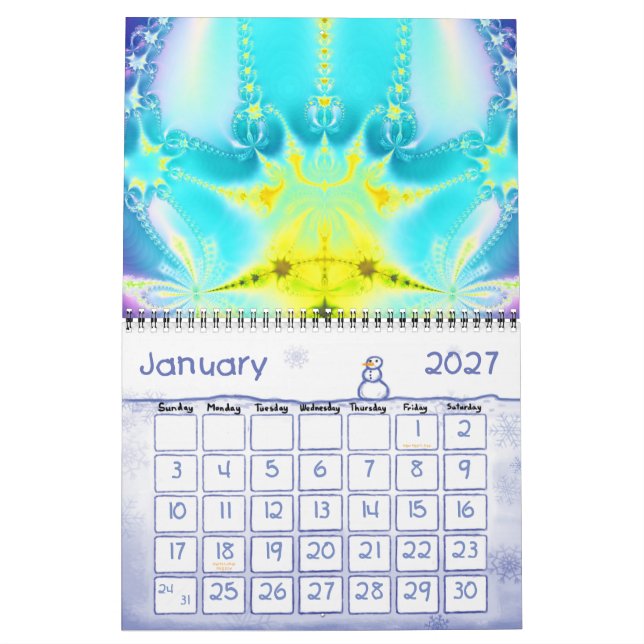 Fractals 2011-2012 kalender (Jan 2027)