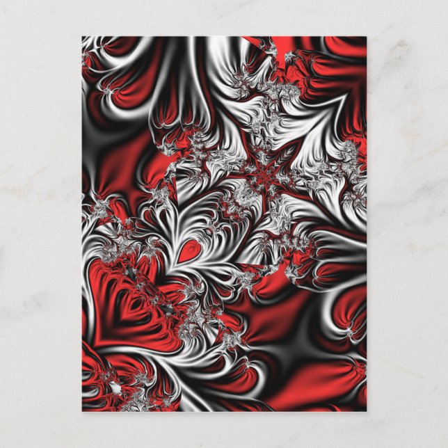 Fractal's mönster vykort (Framsida)