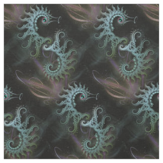 FractalSeahorseskonst Tyg