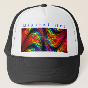 Fractalsilkeregnbåge Keps