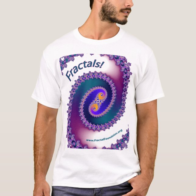 Fractalskjortavit T-shirt (Framsida)