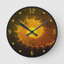 Fractalsklås för solnedgång