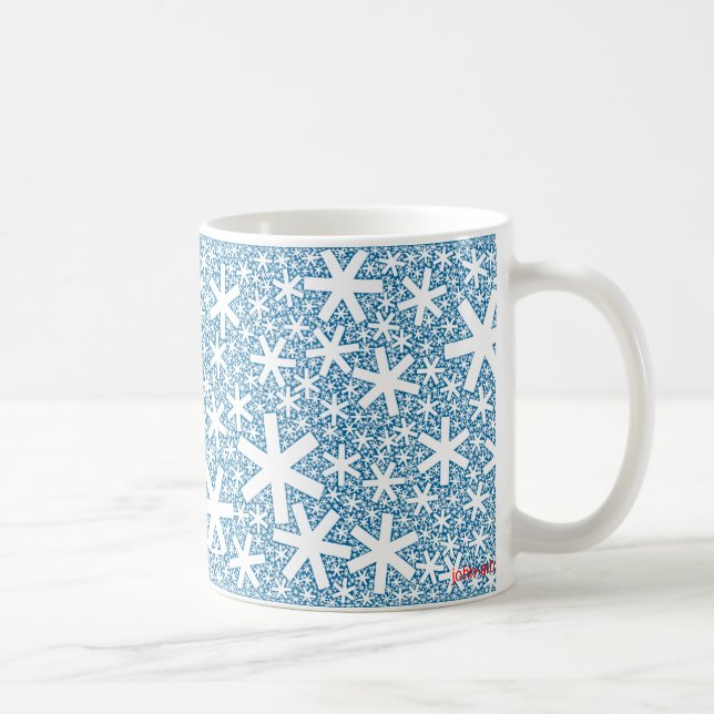 fractalsnöflingor kaffemugg (Höger)