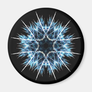 Fractalsnowflake Magnet