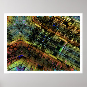 Fractalstad Poster
