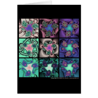 Fractaltäcke #9 hälsningskort