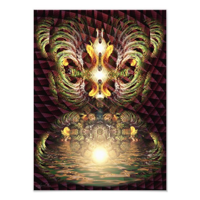 Fractapond Art Photo Fototryck (Framsidan)