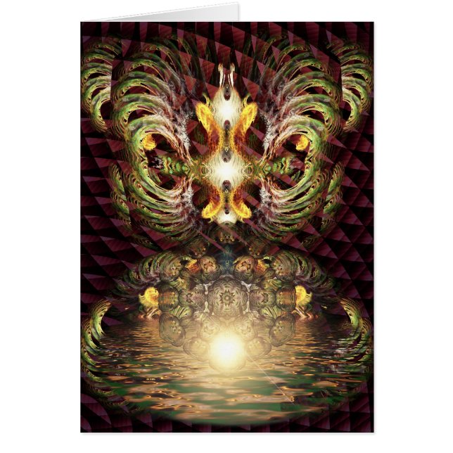 Fractapond-kort Hälsningskort (Framsidan)