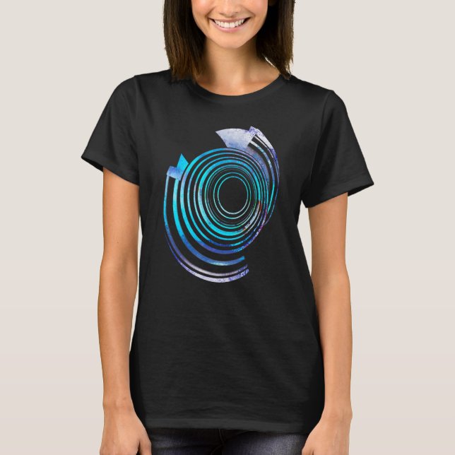 Fractimage matematik som Art Mandelbrot Fractal A T Shirt (Framsida)