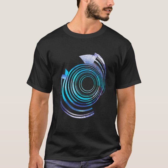 Fractimage Matematik Som Konst Mandelbrot Fraktal  T Shirt (Framsida)