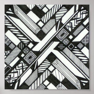Fracture Art-utskrift Poster
