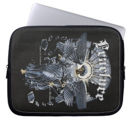 Fracture - Gothic Streetwear Design Laptop Fodral