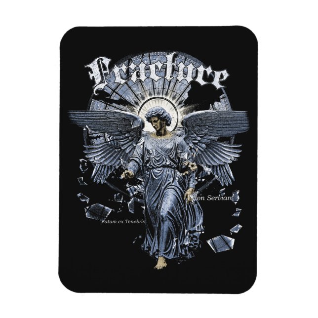 Fracture - Gothic Streetwear Design Magnet (Vertikal)