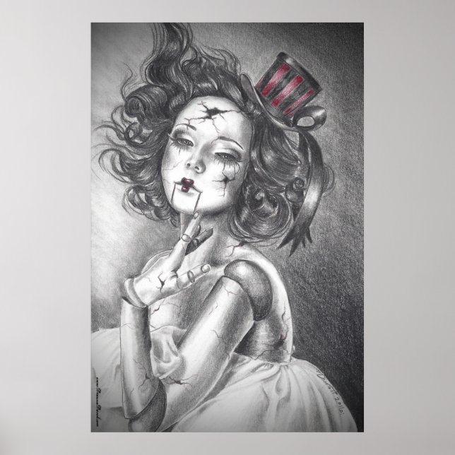 Fractured Beauty Poster Broken Doll Poster (Framsidan)