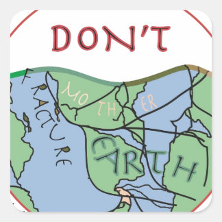 Fractured Earth—Edited.jpg Fyrkantigt Klistermärke