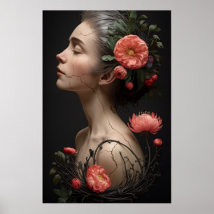 Fractured Elegance - Blommar från Soul Poster