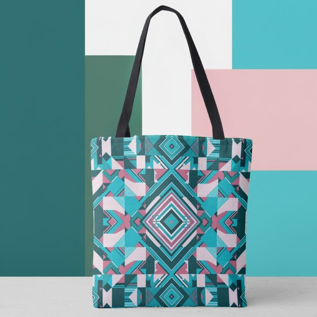 Fractured Harmony Tote Bag Tygkasse (Skapare uppladdad)