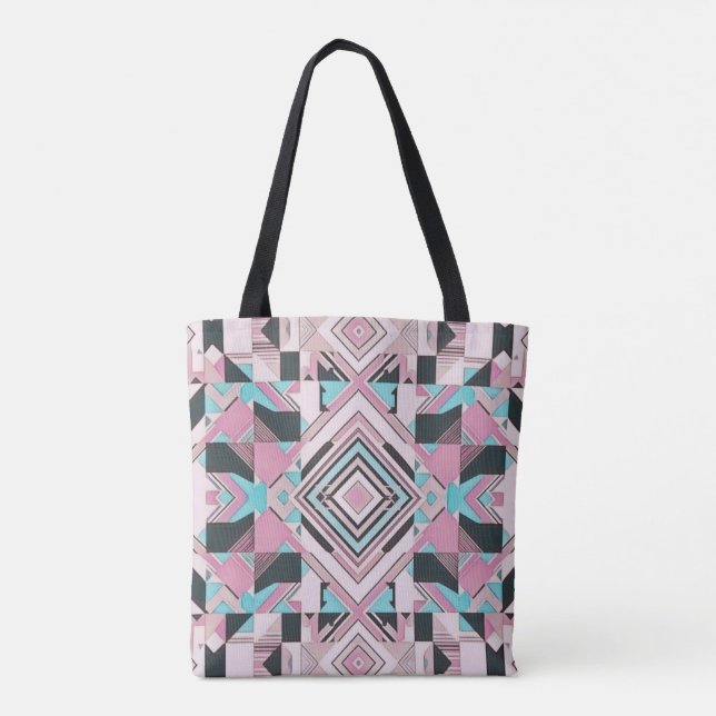 Fractured Harmony Tote Tygkasse (Baksida)