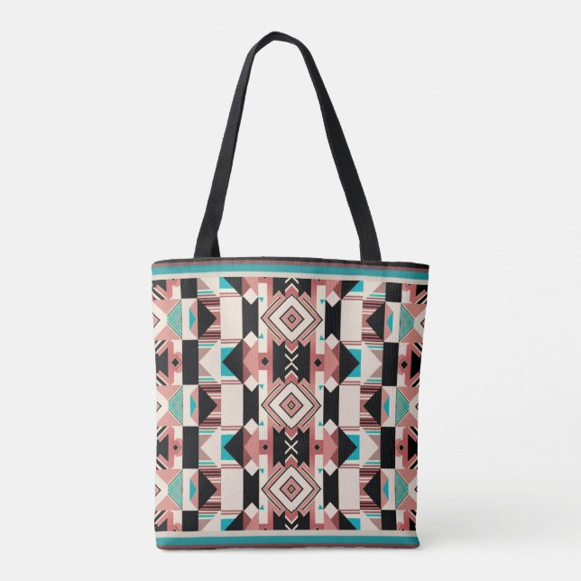 Fractured Harmony Tote Tygkasse (Baksida)