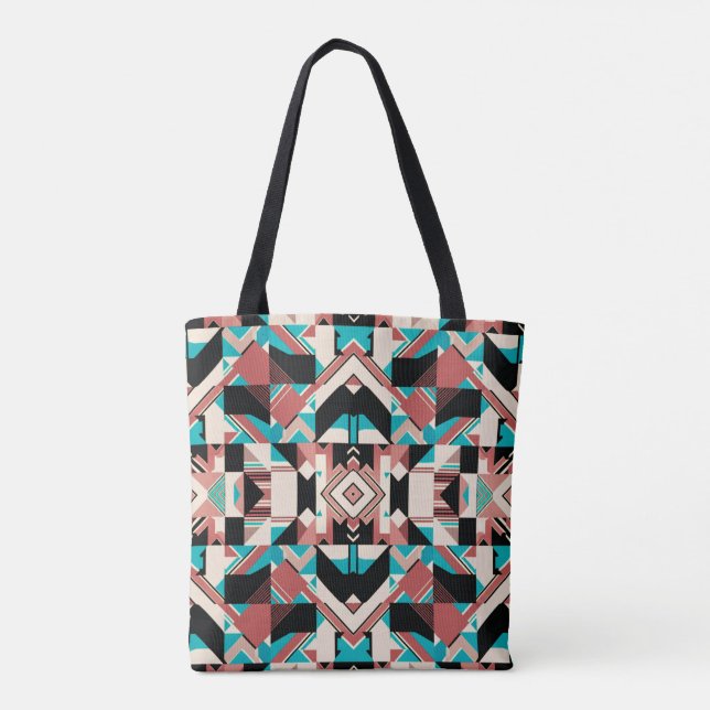 Fractured Harmony Tote Tygkasse (Baksida)