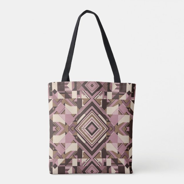 Fractured Harmony Tote Tygkasse (Baksida)