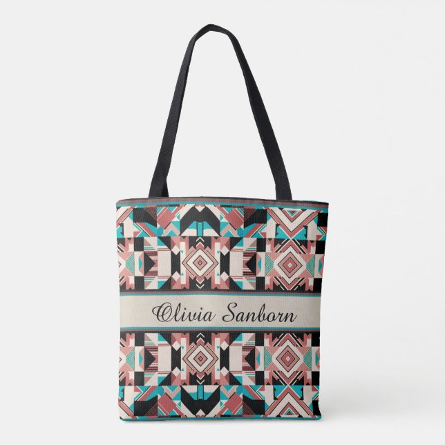 Fractured Harmony Tote Tygkasse (Baksida)