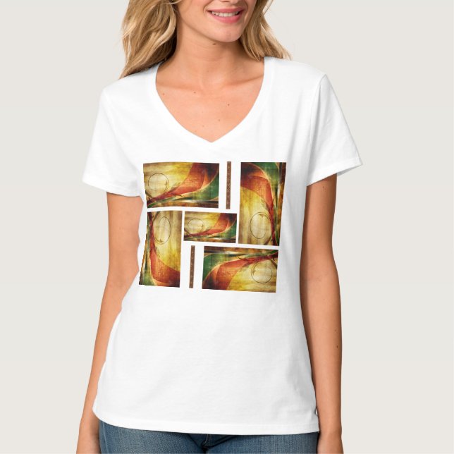 Fractured Windchime Sensation Tee Shirt (Framsida)