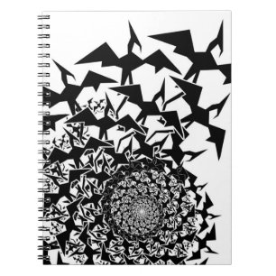 Fractyl Pterodactyl Anteckningsbok Med Spiral