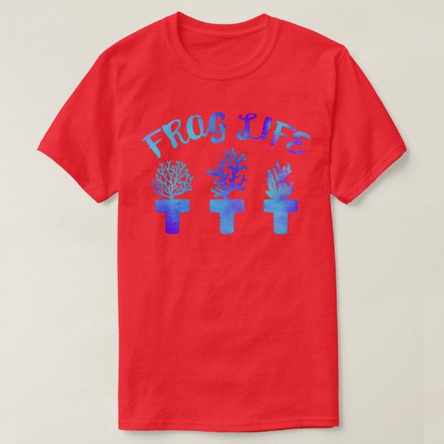 Frag Life Coral T Shirt (Design framsida)