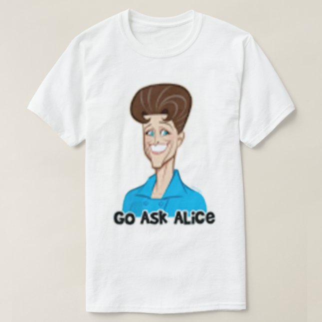 Fråga Alice32 T Shirt (Design framsida)