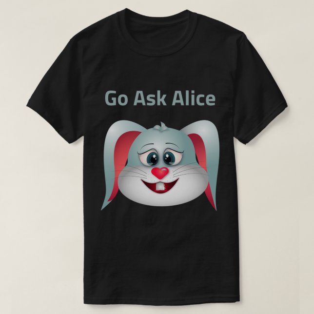 Fråga Alice (9) T Shirt (Design framsida)