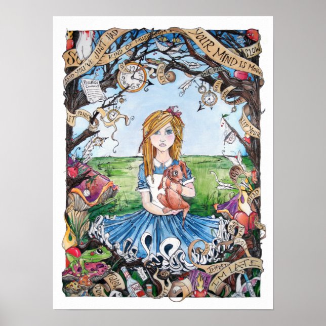 FRÅGA ALICE POSTER (Framsidan)