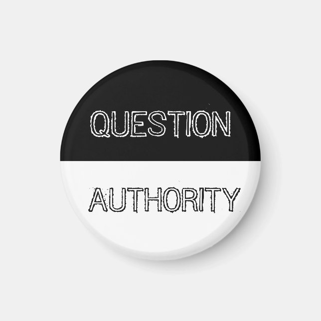 Fråga Authority Magnet (Framsidan)